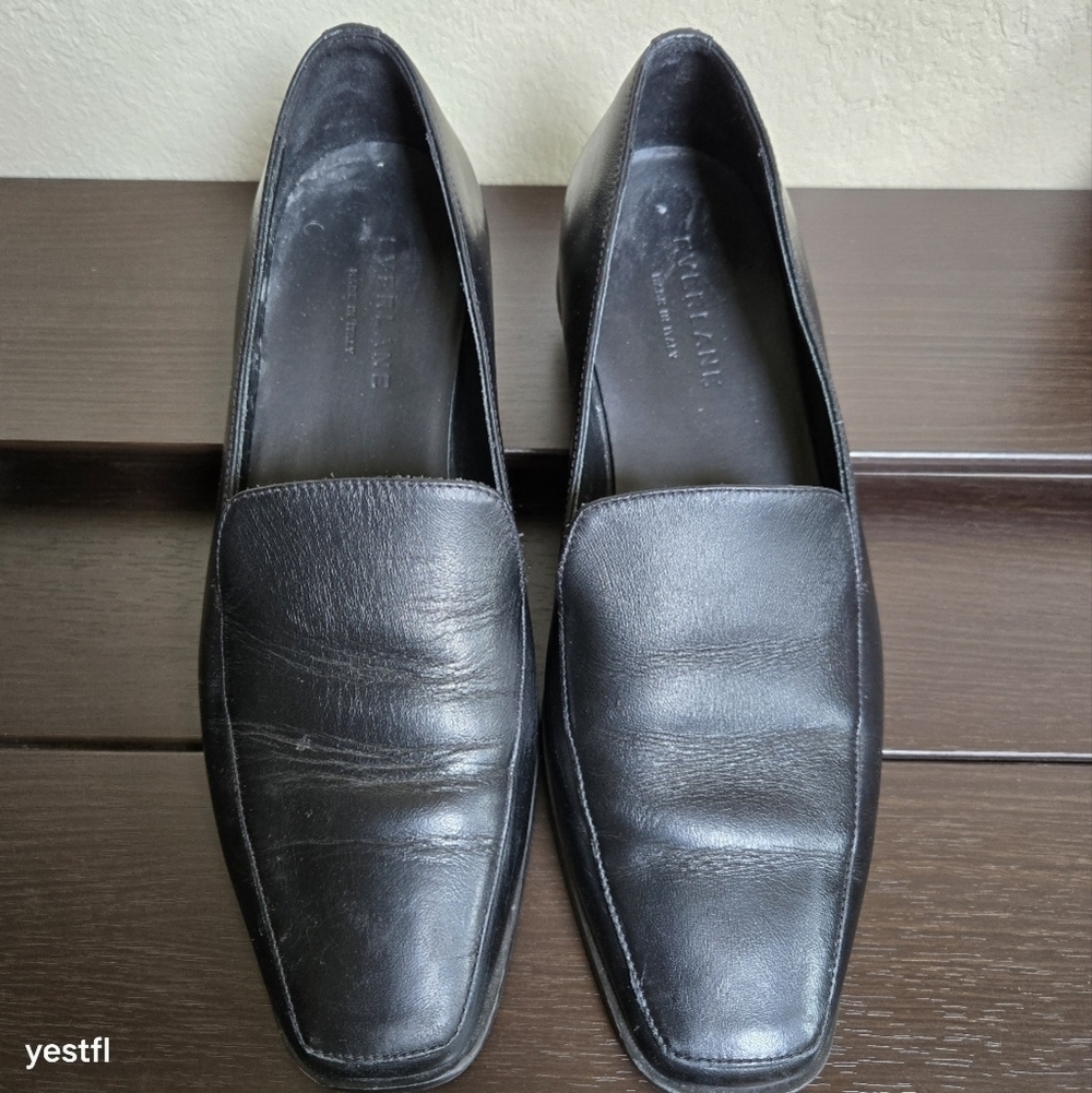 Everlane leather loafers black 6